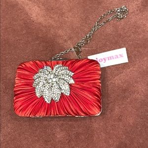 Fancy red clutch